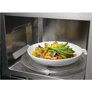 Electrolux, 26 L, 900 W, black/inox - Built-in Microwave Oven with Grill