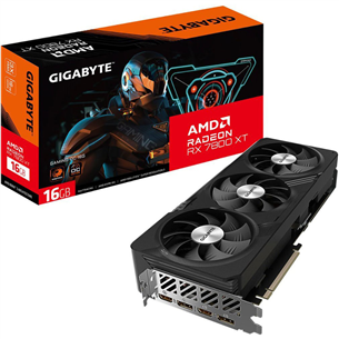 Gigabyte AMD Radeon RX 7800 XT, 16 GB, GDDR6, 256 bit - Vaizdo plokštė