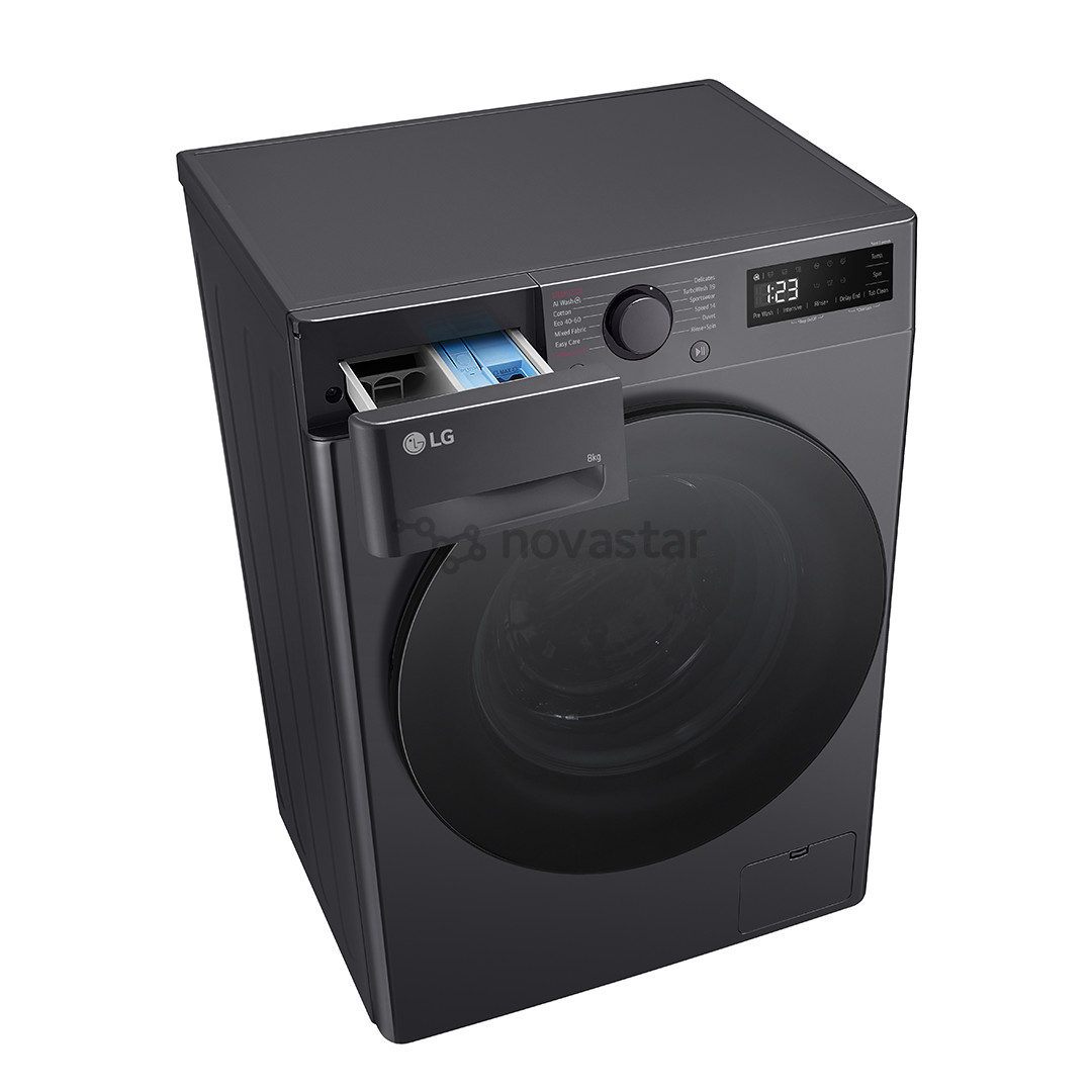 LG, 8 kg, gylis 47,5 cm, 1200 rpm - Skalbimo mašina