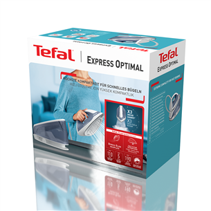 Tefal Express Optimal, 2200 W, blue/white - Lygintuvas