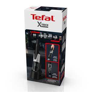 Tefal X-Touch, 80000 rpm, grey/black - Dulkių siurblys