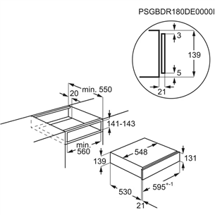 AEG - Built-in Warming Drawer