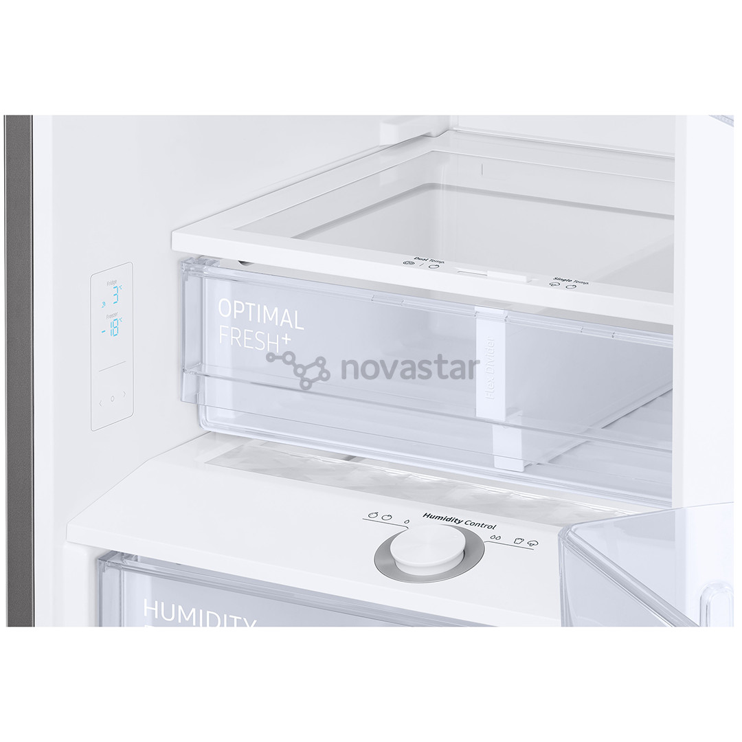 Šaldytuvas Samsung BeSpoke, 203 cm, 390 L, nerūdijančio plieno