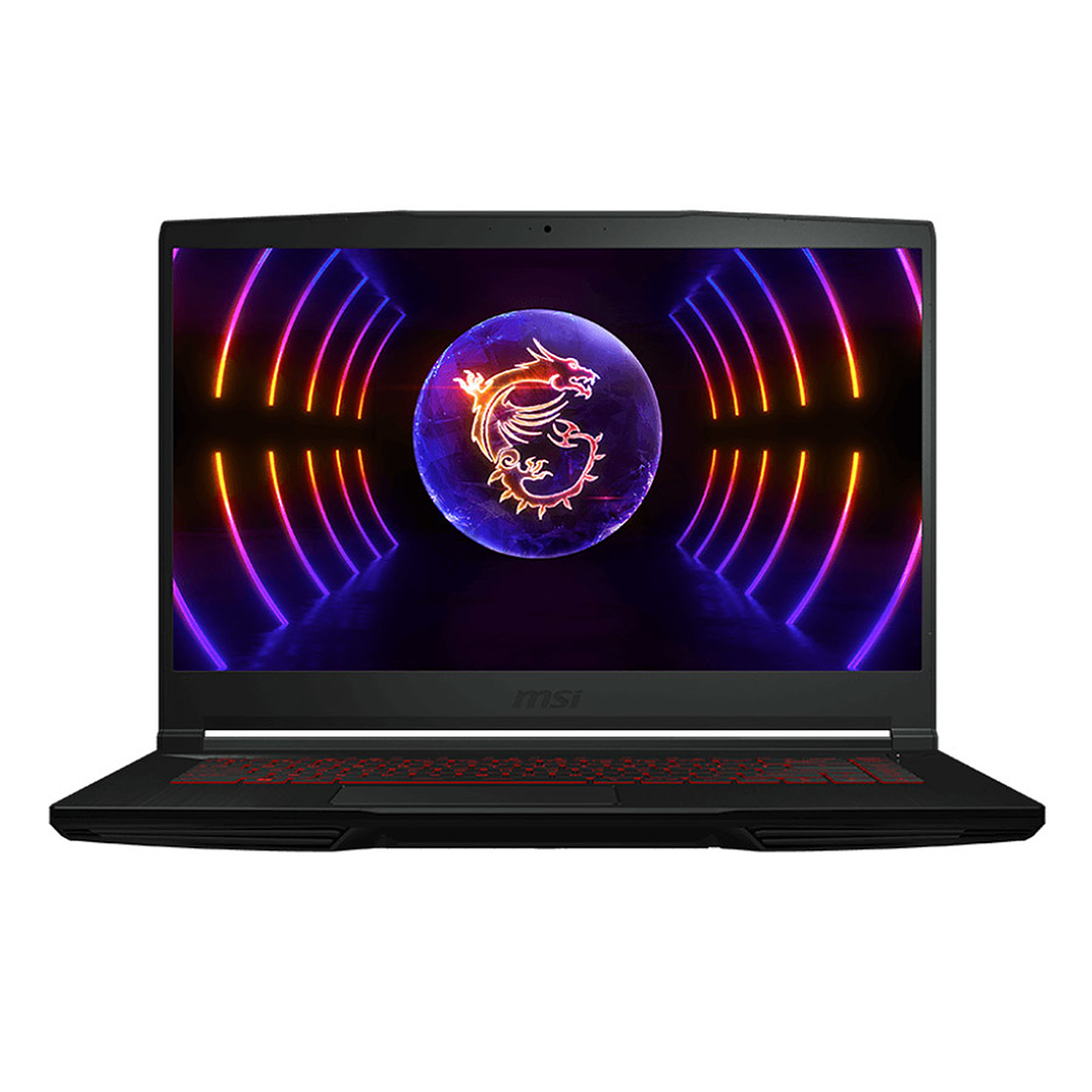 MSI Thin GF63 12UC, 15,6'' FHD, 144 Hz, i5, 16 GB, 512 GB, RTX 3050, ENG, black - Nešiojamas kompiuteris