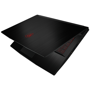 MSI Thin GF63 12UC, 15,6'' FHD, 144 Hz, i5, 16 GB, 512 GB, RTX 3050, ENG, black - Nešiojamas kompiuteris