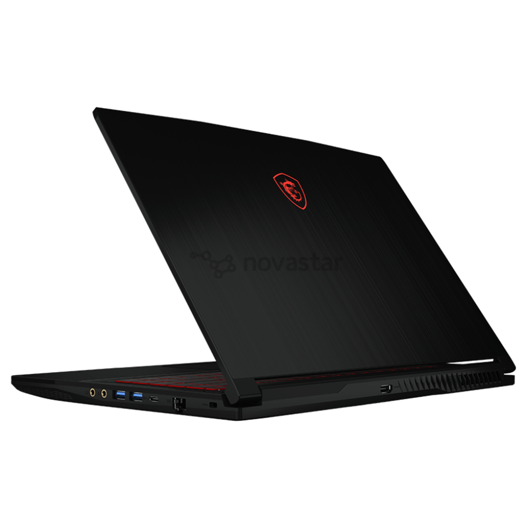 MSI Thin GF63 12UC, 15,6'' FHD, 144 Hz, i5, 16 GB, 512 GB, RTX 3050, ENG, black - Nešiojamas kompiuteris