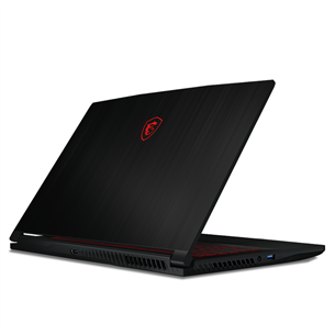 MSI Thin GF63 12UC, 15,6'' FHD, 144 Hz, i5, 16 GB, 512 GB, RTX 3050, ENG, black - Nešiojamas kompiuteris