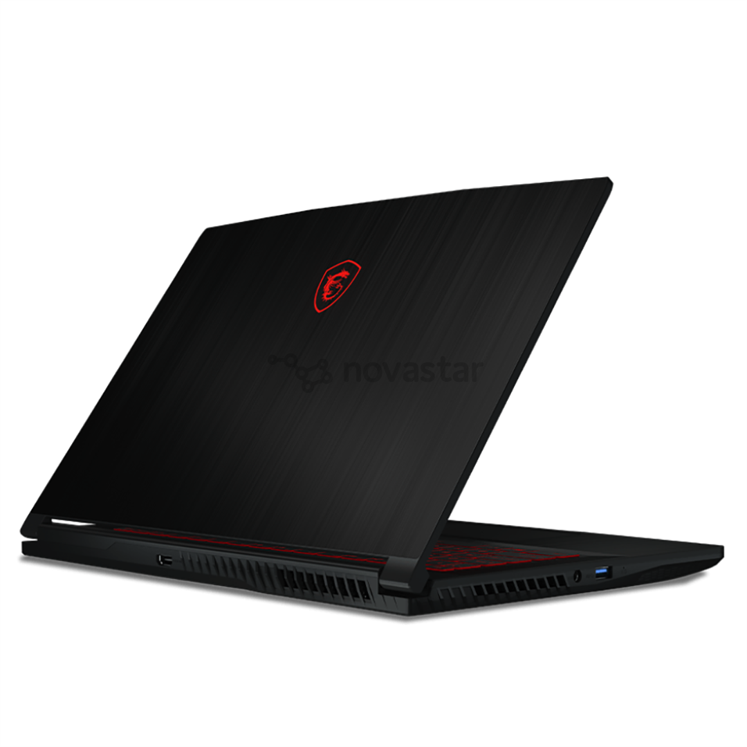 MSI Thin GF63 12UC, 15,6'' FHD, 144 Hz, i5, 16 GB, 512 GB, RTX 3050, ENG, black - Nešiojamas kompiuteris