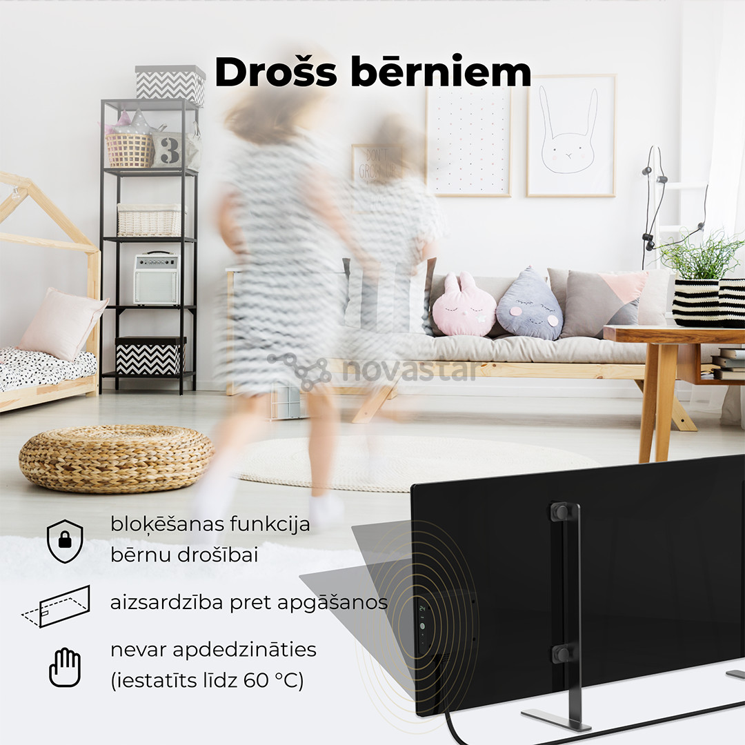 Aeno, 700+ W, pilkas - Šildytuvas