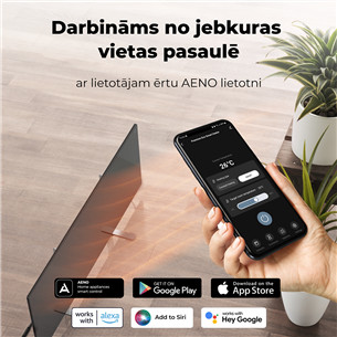 Aeno, 700+ W, pilkas - Šildytuvas