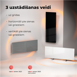 Aeno, 700+ W, pilkas - Šildytuvas