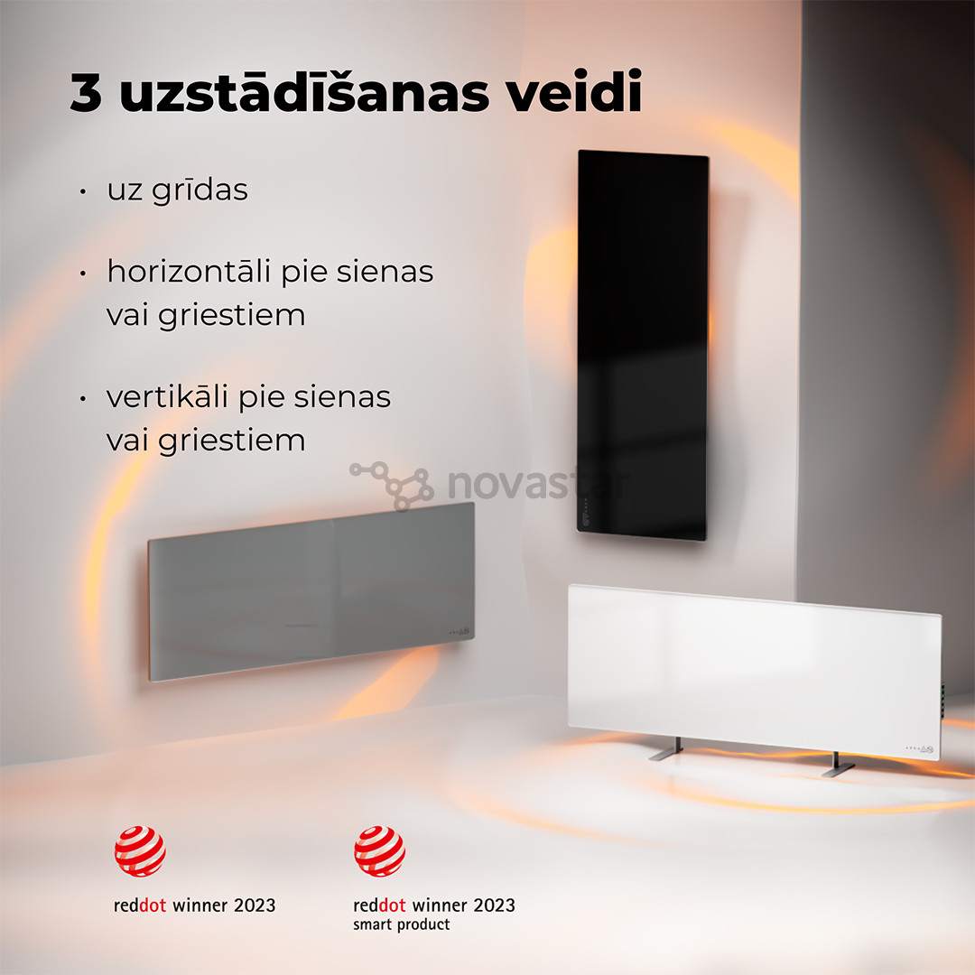 Aeno, 700+ W, pilkas - Šildytuvas