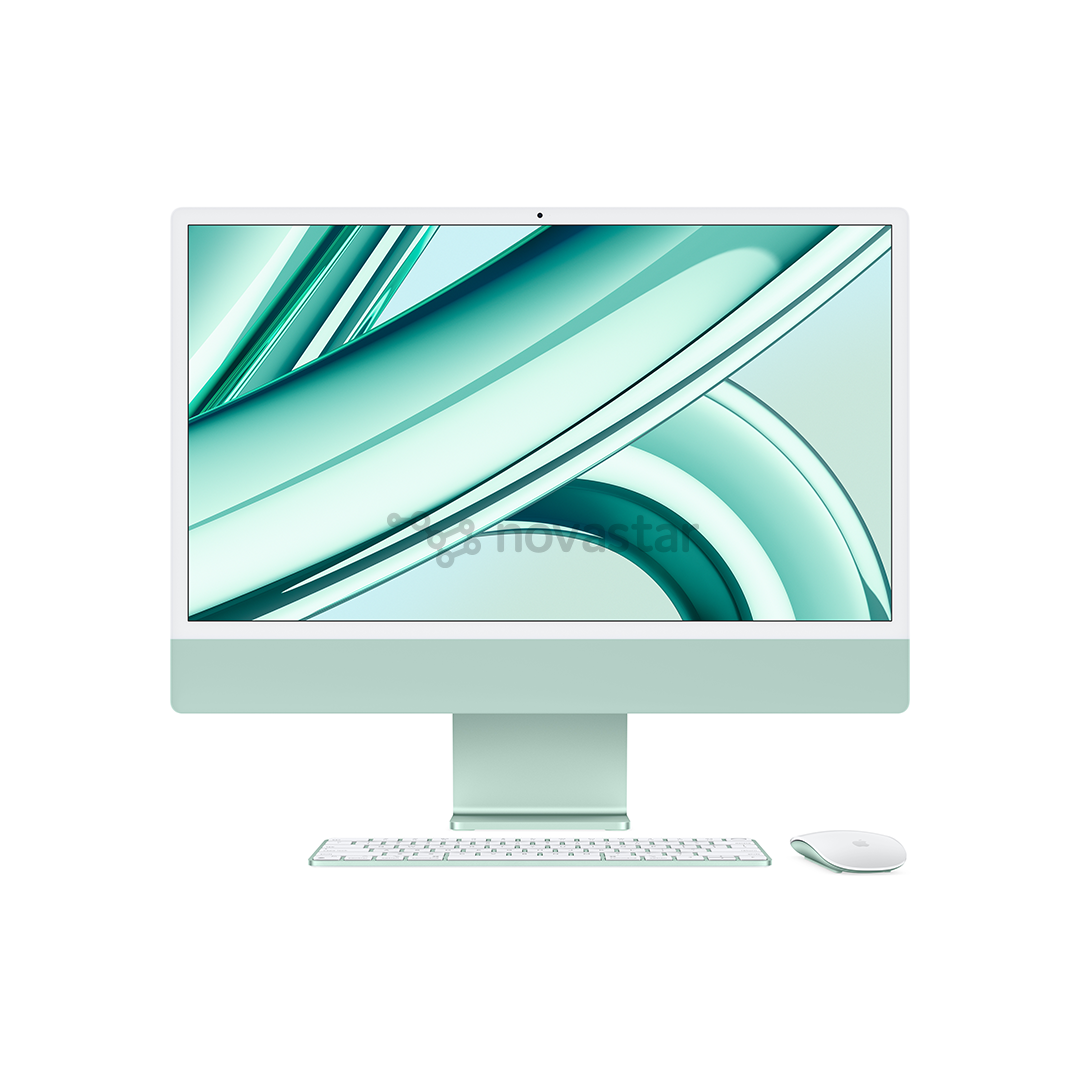 Apple iMac 24" (2023), M3 8C/10C, 8 GB, 256 GB, Touch ID, RUS, green - Stacionarus kompiuteris