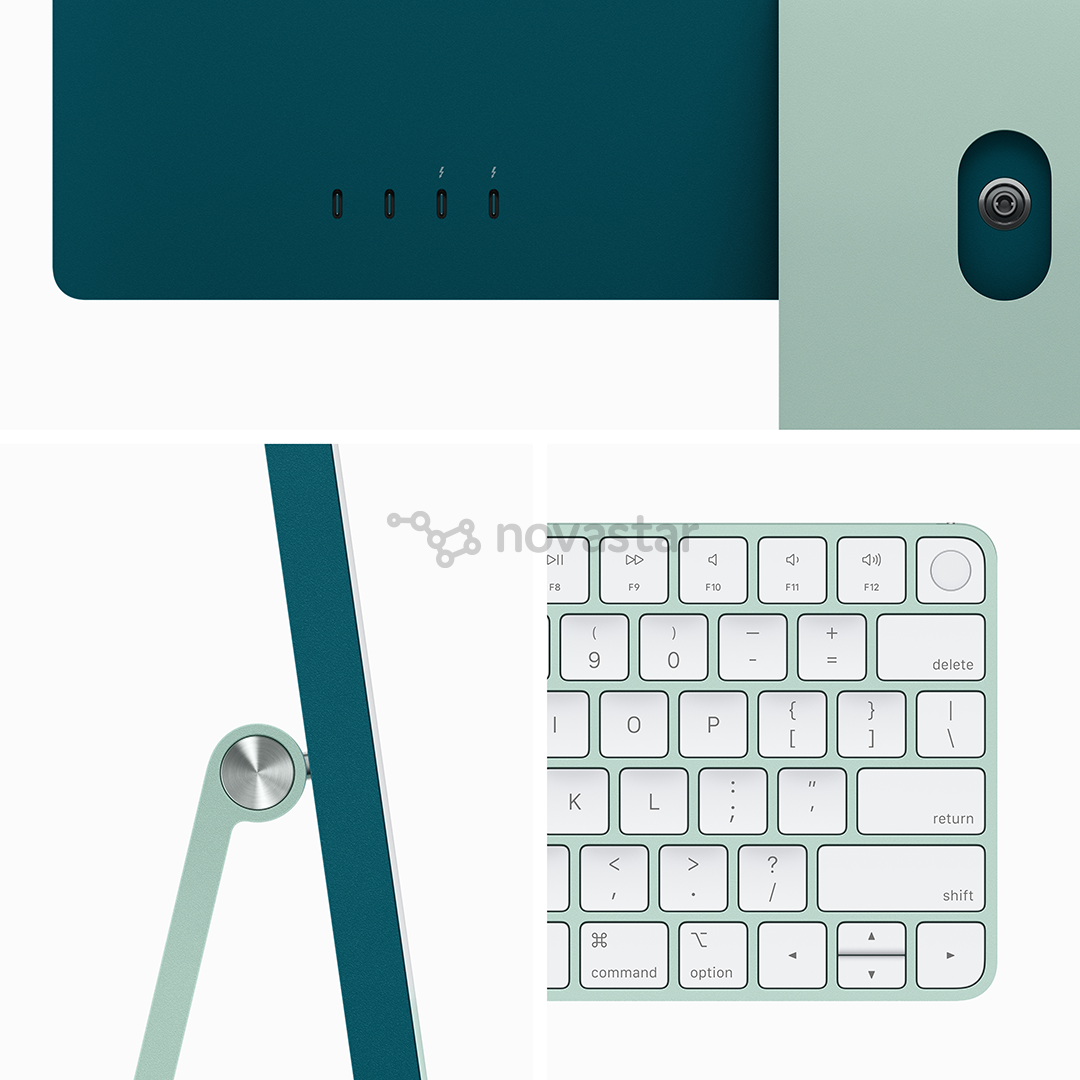 Apple iMac 24" (2023), M3 8C/10C, 8 GB, 256 GB, Touch ID, RUS, green - Stacionarus kompiuteris