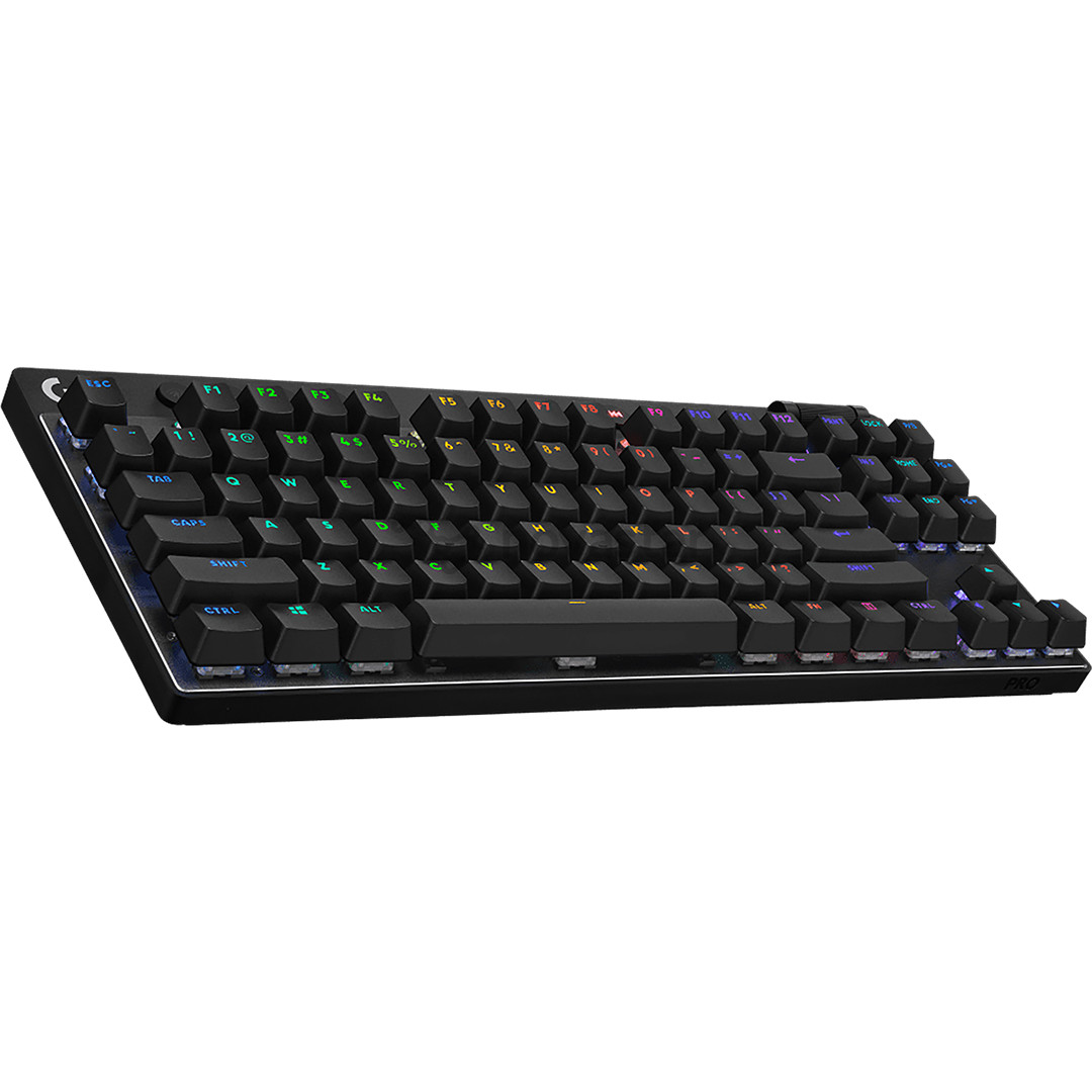 Logitech PRO X TKL, US, juoda - Belaidė klaviatūra