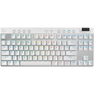 Logitech PRO X TKL, US, white - Wireless keyboard