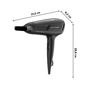 Rowenta x KARL LAGERFELD Studio Dry, 2100 W, black - Hair Dryer