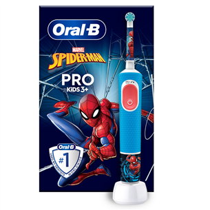 Braun Oral-B Vitality PRO Kids, Spiderman - Elektrinis dantų šepetėlis