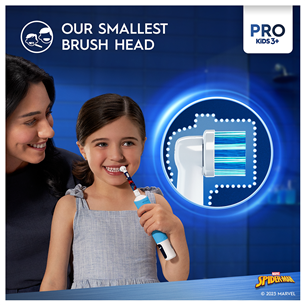 Braun Oral-B Vitality PRO Kids, Spiderman - Electric toothbrush
