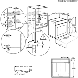 Orkaitė Electrolux EOA9S31WZ