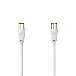 Hama Antenna Cable, 100 dB, gold-plated, 1,5 m, white - Laidas