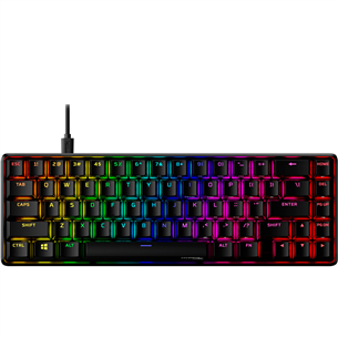 HyperX Alloy Origins 65, HyperX Red, Linear, SWE, black - Mechaninė klaviatūra
