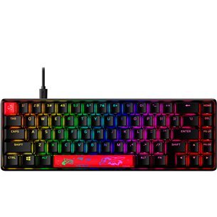 HyperX Alloy Origins 65, HyperX Red, Linear, SWE, black - Mechanical Keyboard