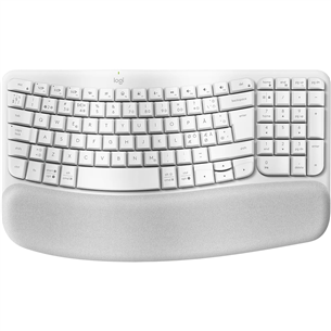 Logitech Wave Keys, SWE, balta - Belaidė klaviatūra 920-012299