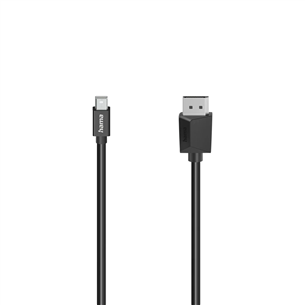 Hama Mini DP - DisplayPort, 1.5m, black - Cable