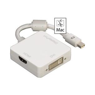 Adapteris Hama Mini DisplayPort-DVI-HDMI