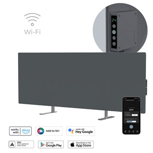 Aeno, 700+ W, pilkas - Šildytuvas