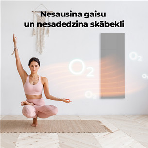 Aeno, 700+ W, pilkas - Šildytuvas