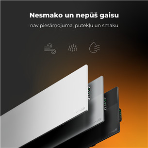 Aeno, 700+ W, pilkas - Šildytuvas