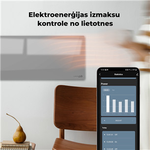 Aeno, 700+ W, pilkas - Šildytuvas