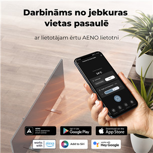 Aeno, 700+ W, pilkas - Šildytuvas