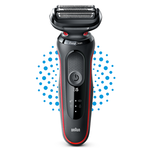 Braun Series 5, Wet & Dry, black/red - Barzdaskutė