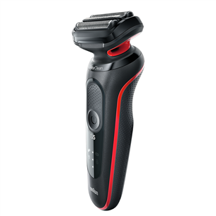 Braun Series 5, Wet & Dry, black/red - Barzdaskutė