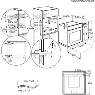 Orkaitė Electrolux EOB8S39WX