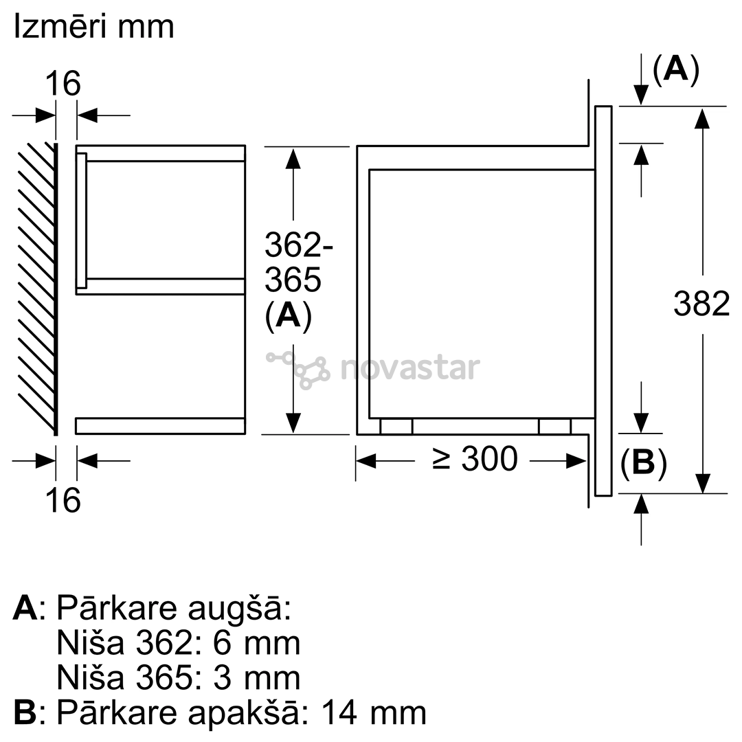 Įmontuojama mikrobangų krosnelė Bosch BFL634GS1