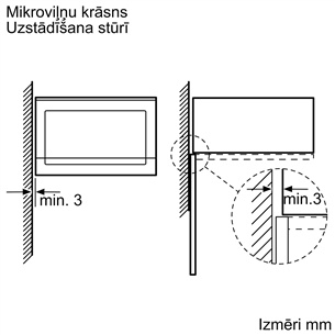 Įmontuojama mikrobangų krosnelė Bosch BFL523MS0