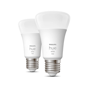Philips Hue White 1100, E27, white, 2 pcs - Smart light