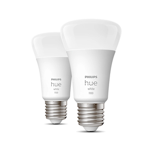 Philips Hue White 1100, E27, white, 2 vnt. - Išmaniosios lemputės