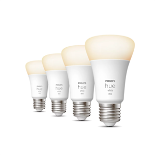 Philips Hue White, E27, white, 4 pcs - Smart light 929001821625