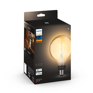 Philips Hue White, E27, soft warm, filament - Išmanioji lemputė