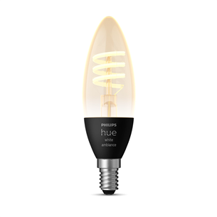 Philips Hue White Ambiance, E14, filament, white - Išmanioji lemputė 929003145201