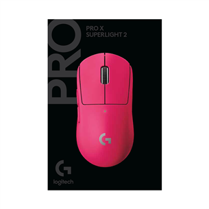 Logitech G PRO X Superlight 2, pink - Belaidė pelė