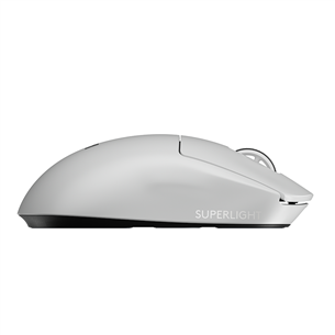 Logitech G PRO X Superlight 2, white - Belaidė pelė