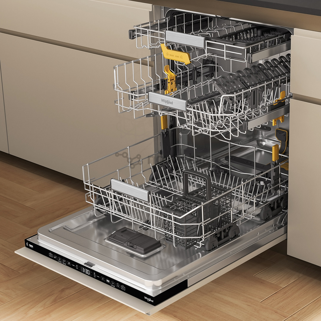 Whirlpool, 14 place settings, width 60 cm - Built-in dishwasher