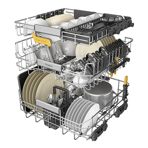 Whirlpool, 14 place settings, width 60 cm - Įmontuojama indaplovė