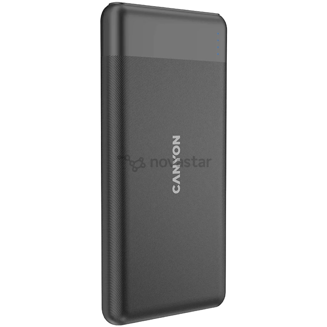 Canyon PB-1009, 10000 mAh, black - Išorinė baterija